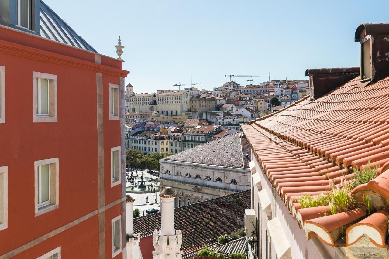 Rossio Sunny View Lisbon